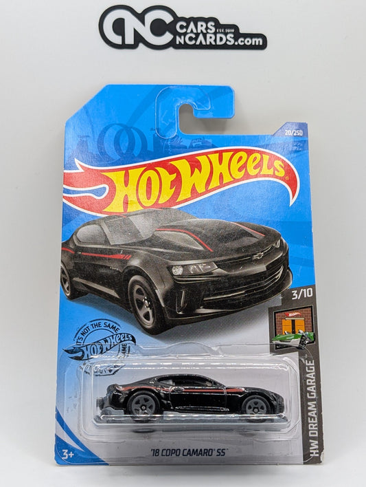 2023 Hot Wheels HW Dream Garage 3/10 '18 COPO Camaro SS Black (Soft Corners)