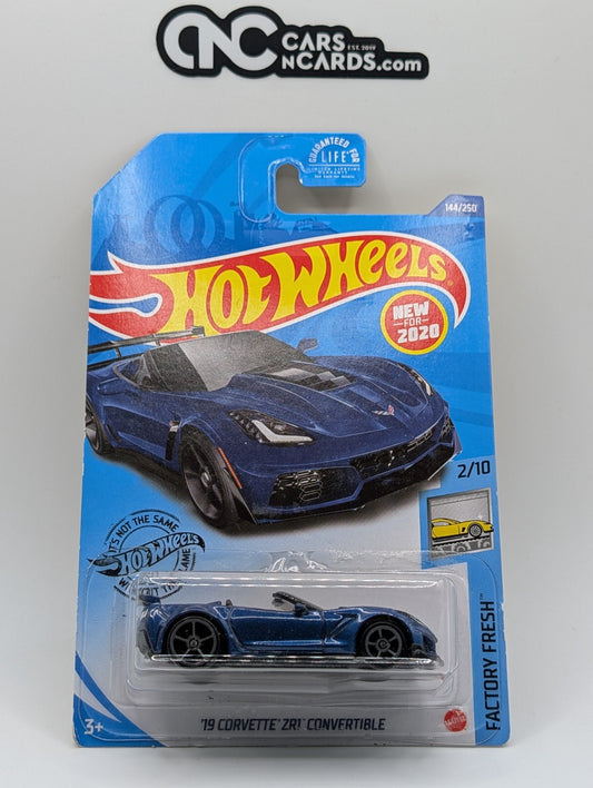 2020 Hot Wheels Factory Fresh 2/10 '19 Corvette ZR1 Convertible (Soft Corners)