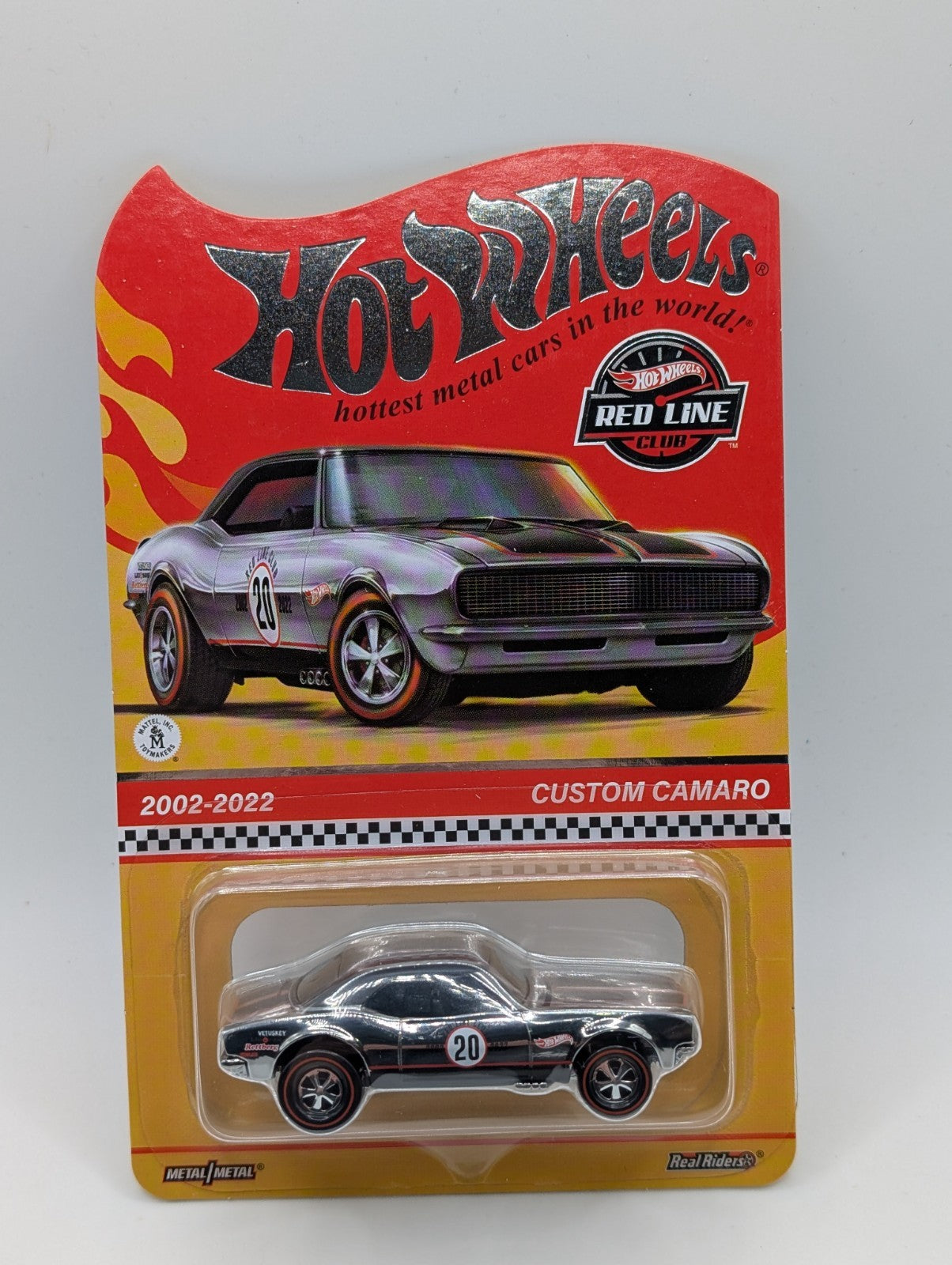 2022 Hot Wheels RLC 20th Anniversary 2002-2022 Custom Camaro With Protector