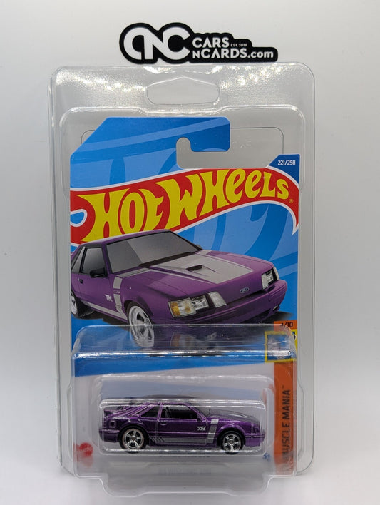 2022 Hot Wheels Super Treasure Hunt '84 Mustang SVO 221/250 STH w/ Protector