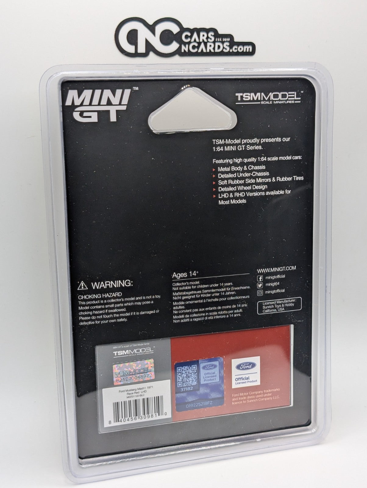 Mini GT 1:64 Ford Mustang Mach 1 1970 RAW CHASE