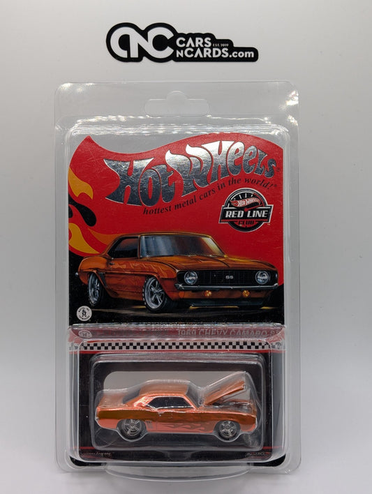 2022 Hot Wheels RLC sELECTIONs 1969 Chevy Camaro SS Orange (Card Crease)