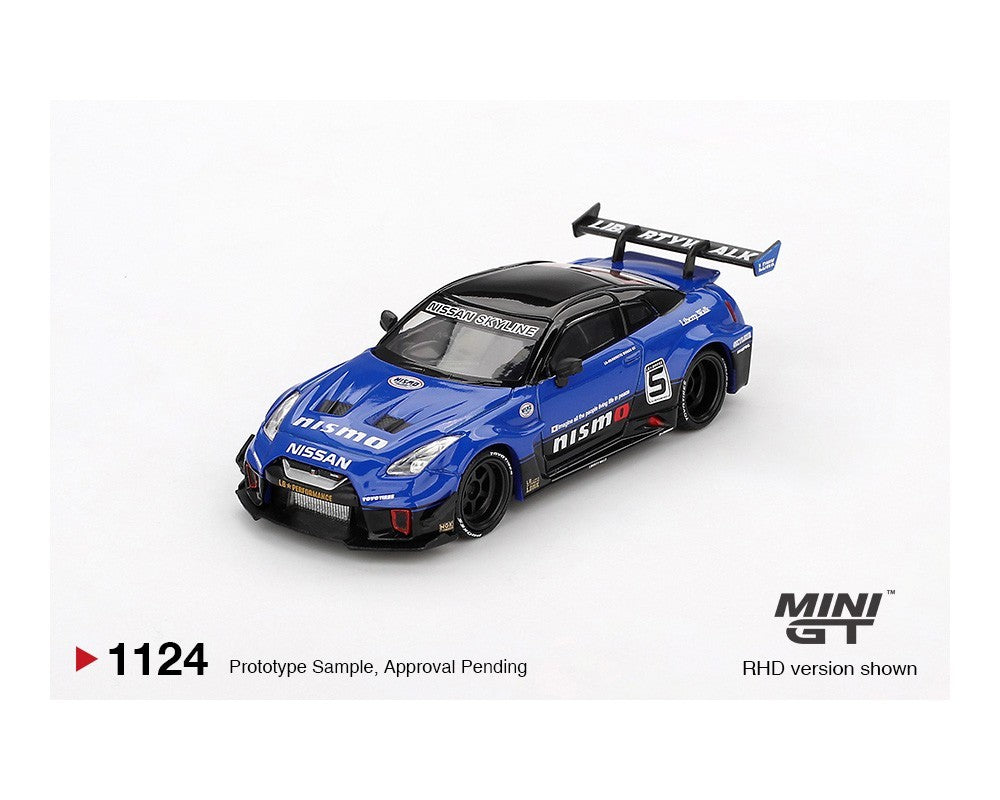 Mini GT 1:64 LB-Silhouette WORKS GT NISSAN 35GT-RR Ver.2 – Blue- Mijo Exclusives