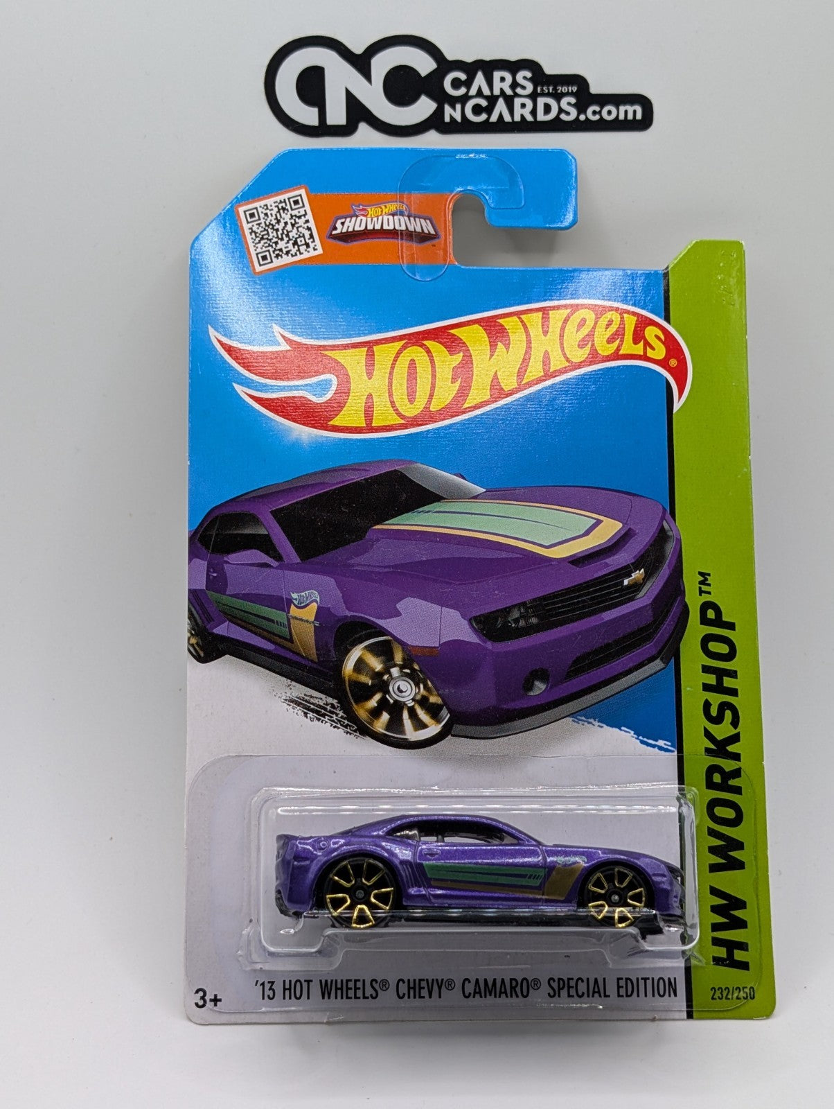 2015 Hot Wheels HW Workshop 2013 Chevy Camaro Special Edition (Soft Corners)