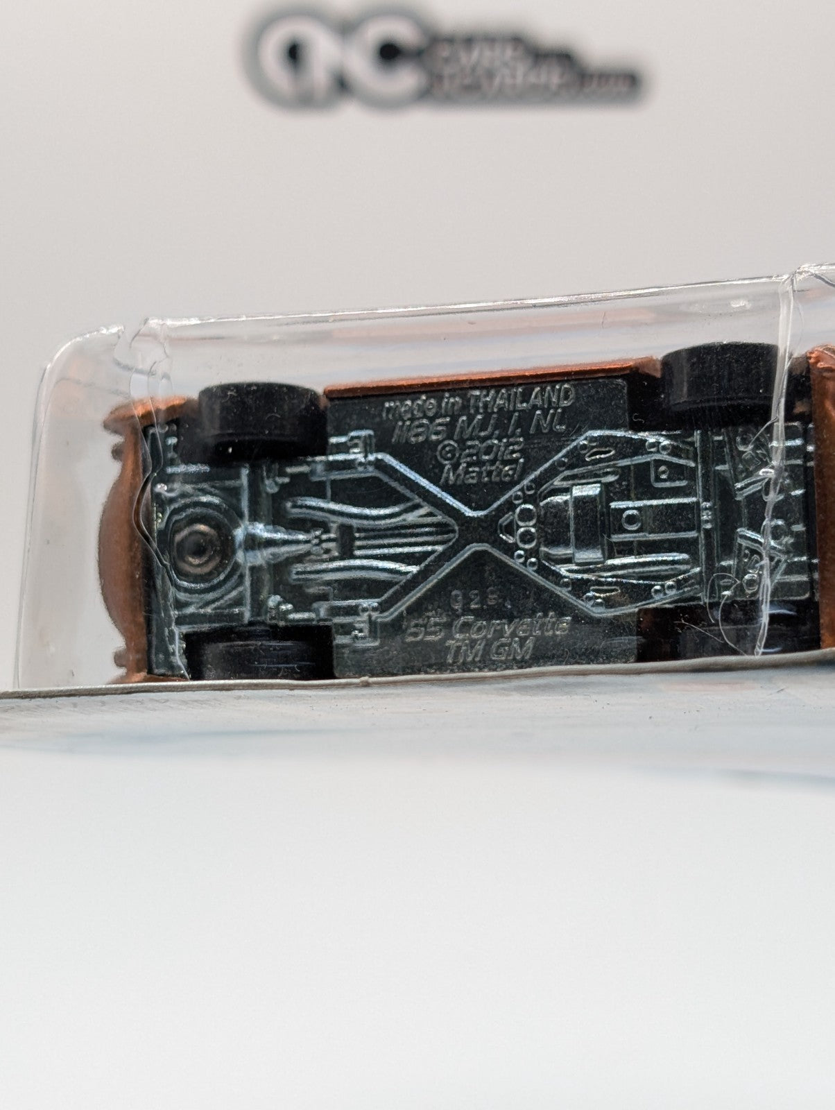 2014 Hot Wheel Cool Classics 20/30 1955 Corvette Spectrafrost Copper (Damaged)