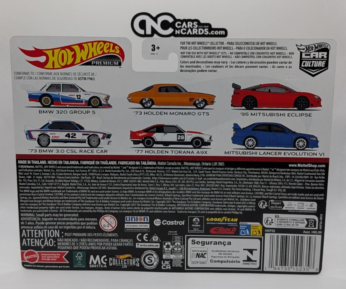 2023 Hot Wheels Premium Car Culture 2 Pack '73 BMW 3.0 CSL & BMW 320 HKF55