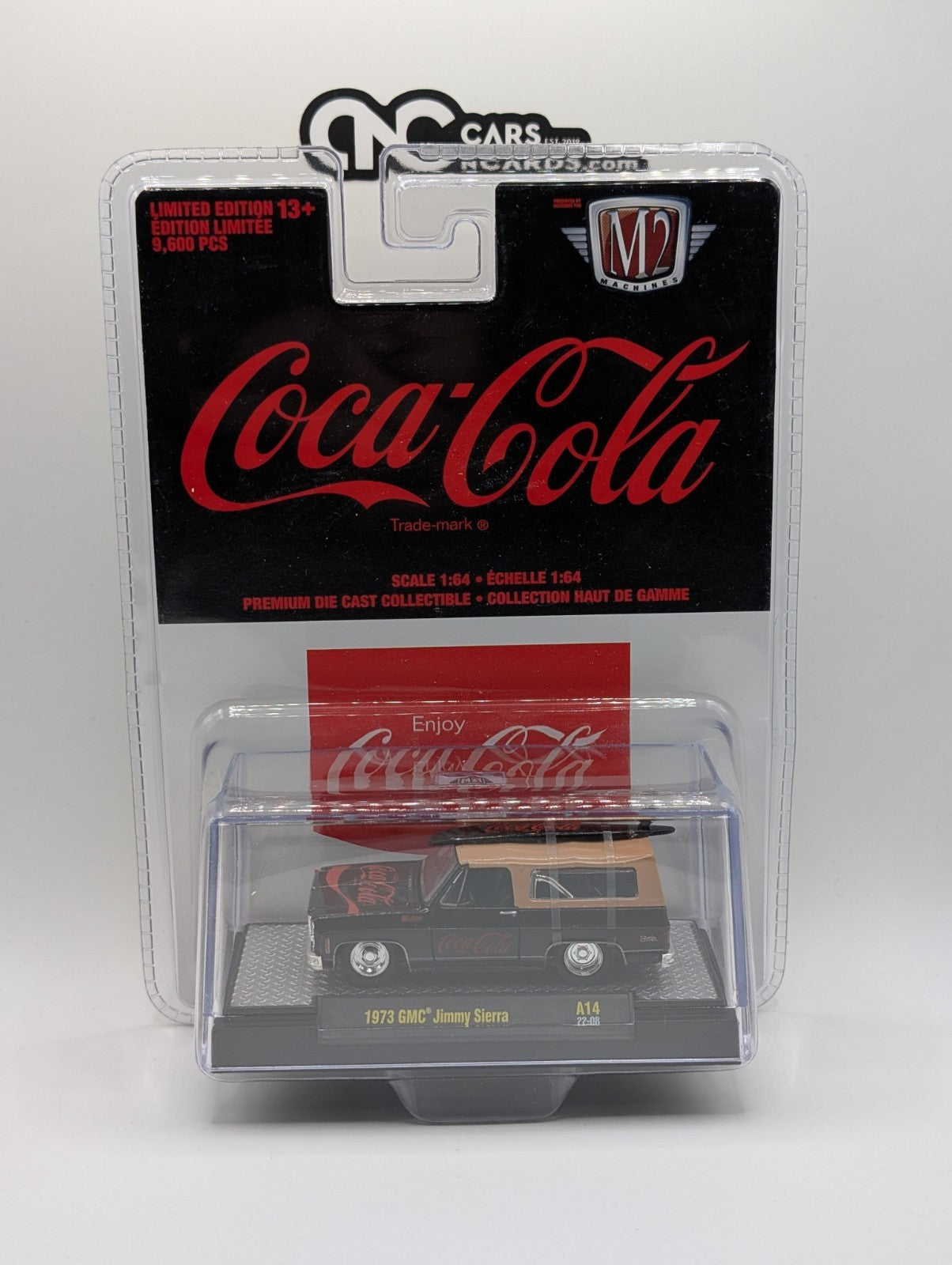 M2 Machines Coca Cola 1973 GMC Jimmy Sierra A14 22-08