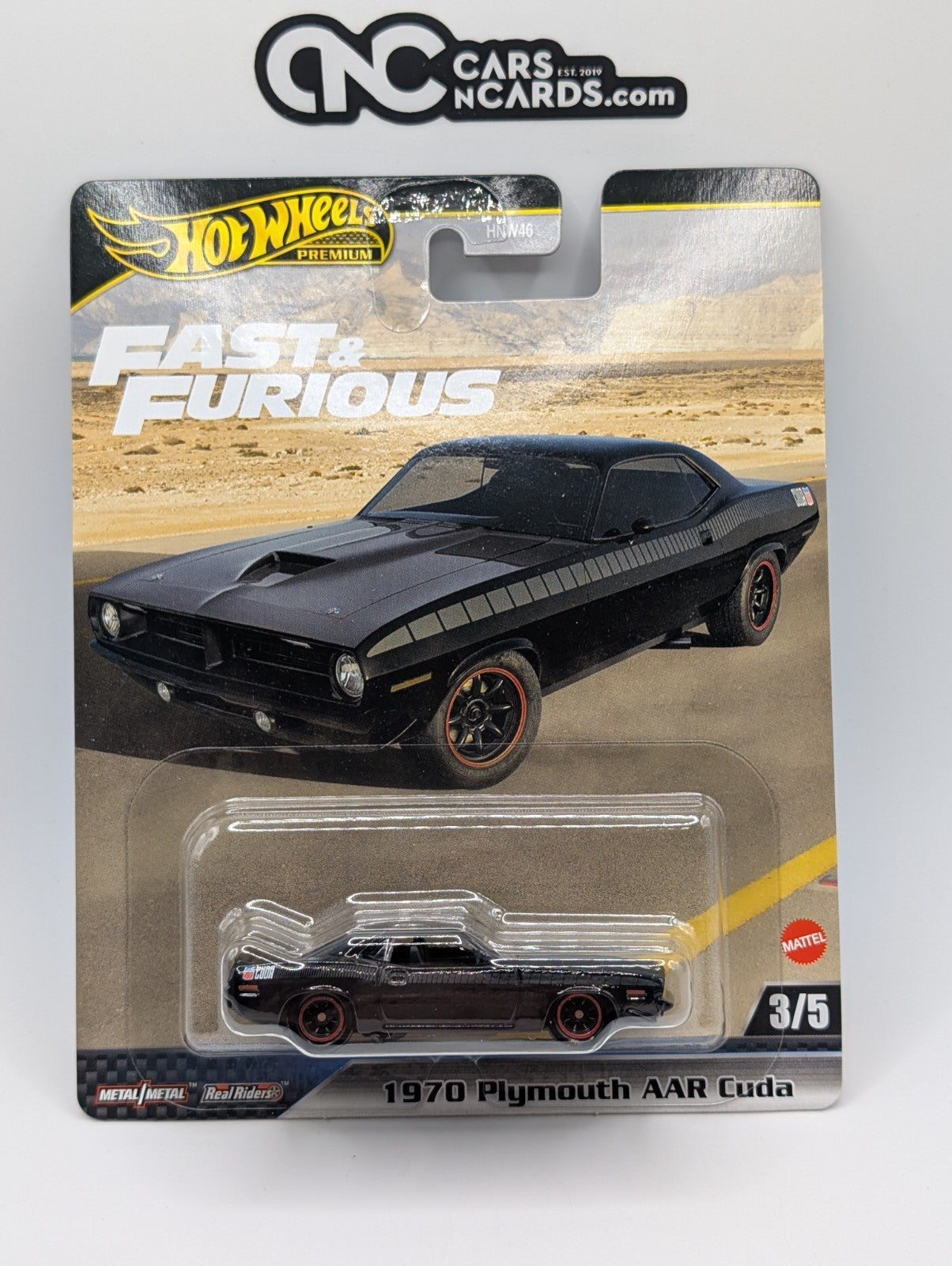 2024 Hot Wheels Premium Fast Furious 3/5 1970 Plymouth AAR Cuda