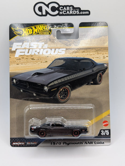 2024 Hot Wheels Premium Fast Furious 3/5 1970 Plymouth AAR Cuda