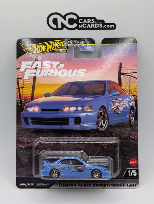2024 Hot Wheels Premium Fast Furious 1/5 Custom Acura Integra Sedan GSR