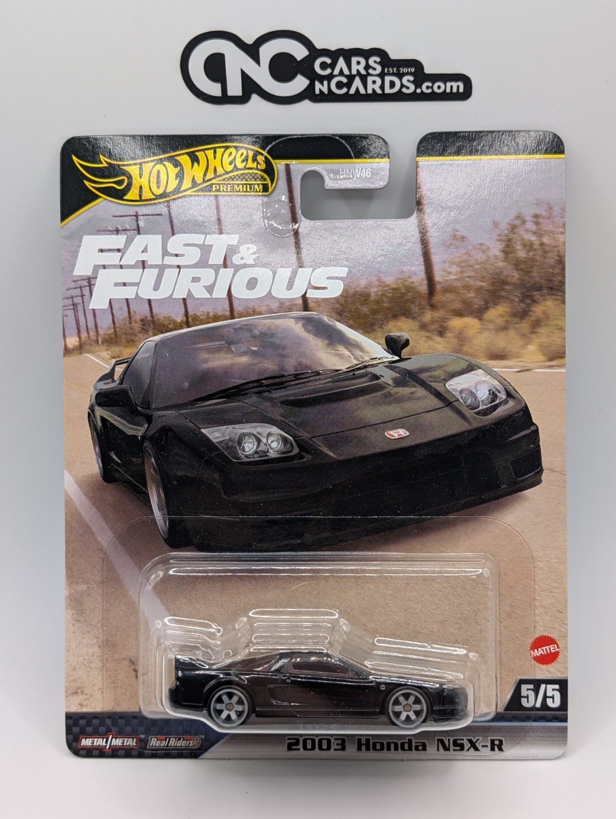 2024 Hot Wheels Premium Fast Furious 5/5 Honda NSX-R