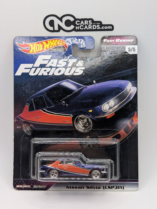 2019 Hot Wheels Premium Fast & Furious Fast Rewind Nissan Silvia (CSP311)