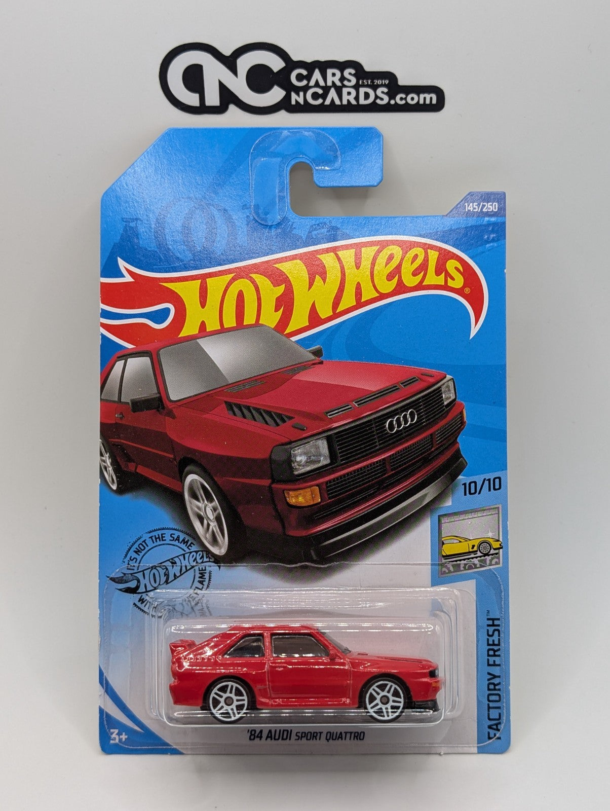 2020 Hot Wheels Factory Fresh 10/10 '84 Audi Sport Quattro Red 145/250