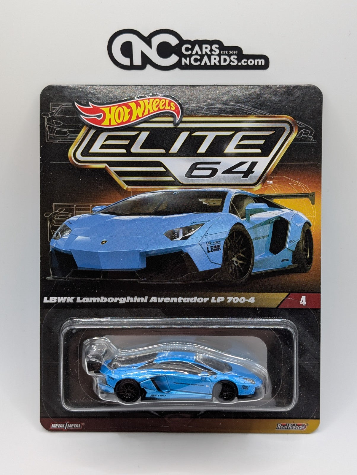 2023 Hot Wheels Elite 64 LBWK Lamborghini Aventador LP 700-4 With Protector