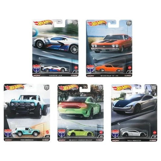 2022 Hot Wheels Premium Car Culture American Scene Full Set of 5 Cars
