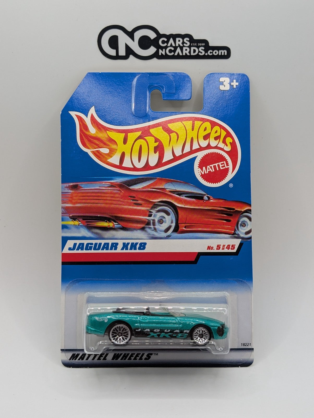 1998 Hot Wheels First Editions 5/45 Jaguar XK8 Green 18221