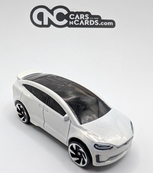2017 Hot Wheels Factory Fresh Tesla Model X White LOOSE