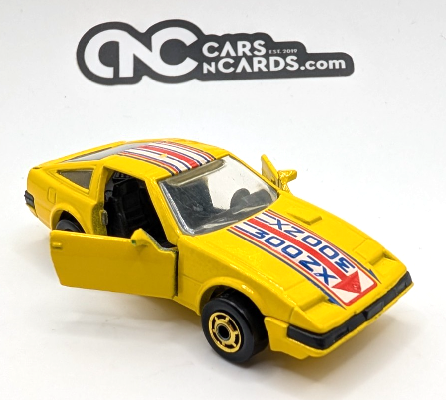 1987 Hot Wheels Nissan 300ZX Yellow Opening Doors LOOSE