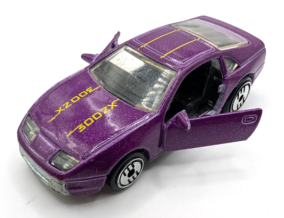 1994 Hot Wheels Nissan Custom Z Purple Opening Doors UH LOOSE