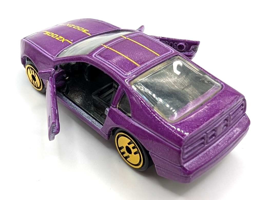 1994 Hot Wheels Nissan Custom Z Purple Opening Doors Gold UH LOOSE