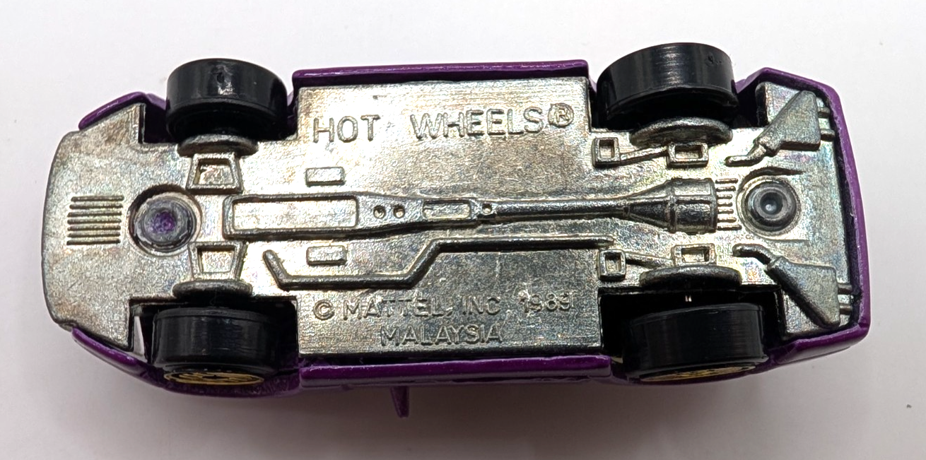 1994 Hot Wheels Nissan Custom Z Purple Opening Doors Gold UH LOOSE