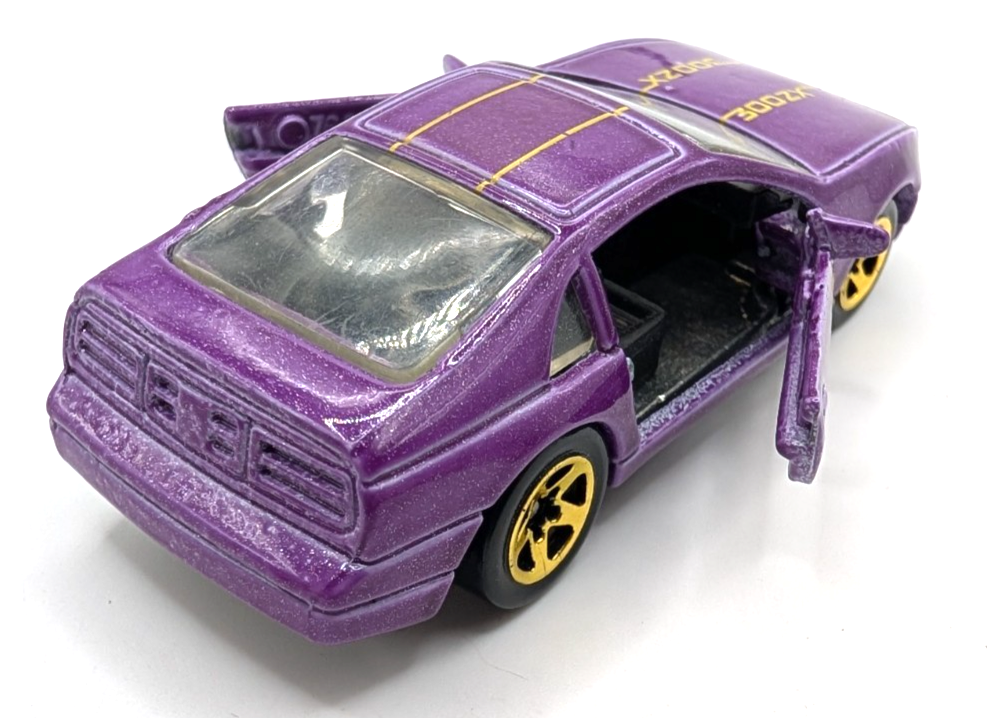 1994 Hot Wheels Nissan Custom Z Purple Opening Doors Gold 5SP LOOSE
