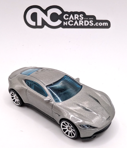 2017 Hot Wheels HW Exotics  Aston Martin DB10 Silver LOOSE