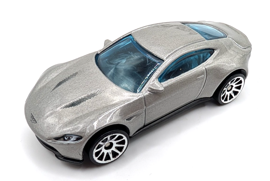 2017 Hot Wheels HW Exotics  Aston Martin DB10 Silver LOOSE