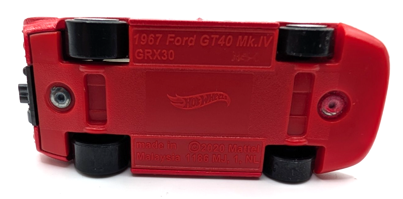 2021 Hot Wheels HW Race Day '67 Ford GT40 Mk.IV Red LOOSE
