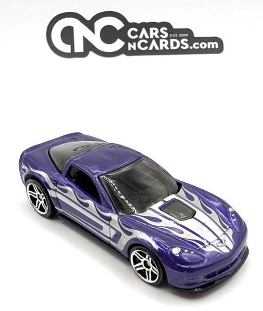 2010 Hot Wheels Mystery Cars '09 Corvette ZR1 Purple LOOSE