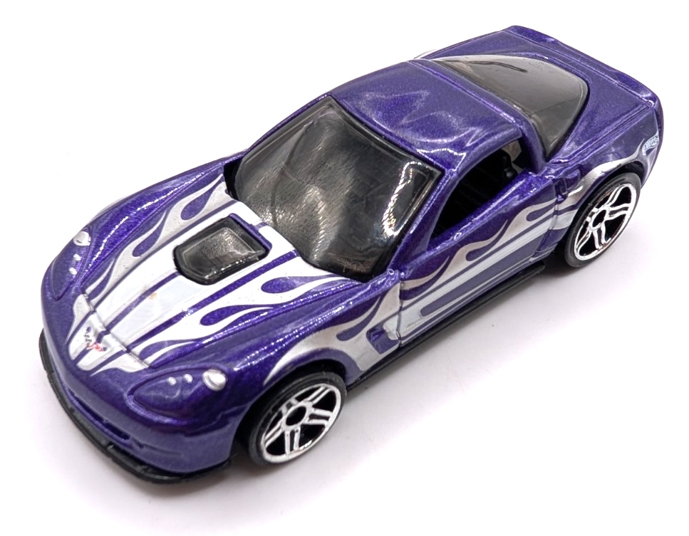 2010 Hot Wheels Mystery Cars '09 Corvette ZR1 Purple LOOSE