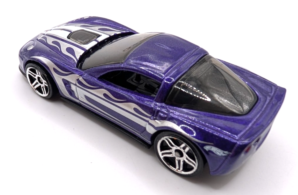 2010 Hot Wheels Mystery Cars '09 Corvette ZR1 Purple LOOSE