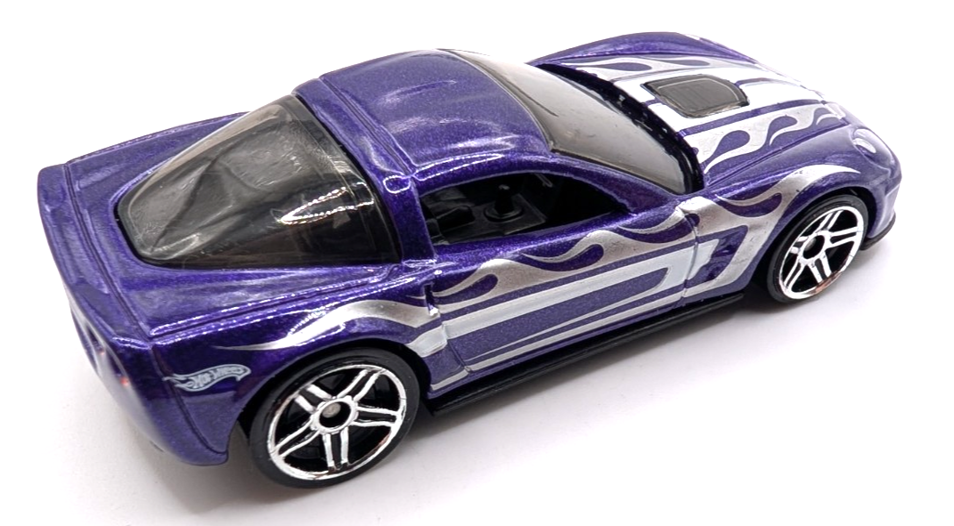 2010 Hot Wheels Mystery Cars '09 Corvette ZR1 Purple LOOSE