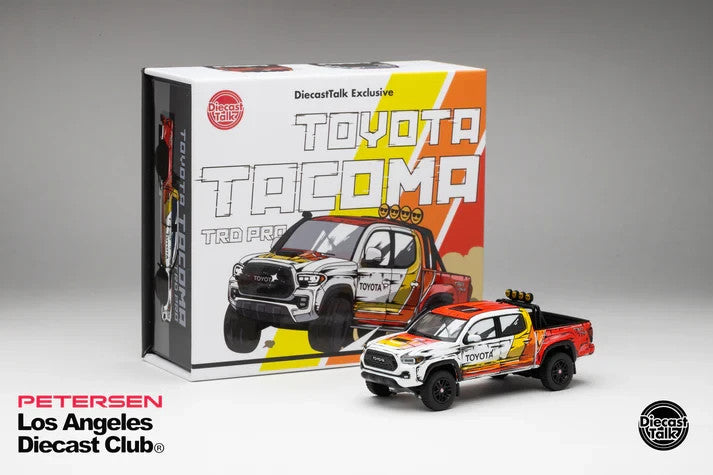 DiecastTalk LADC Petersen Exclusive GCD 1/64 Toyota Tacoma TRD PRO Manga