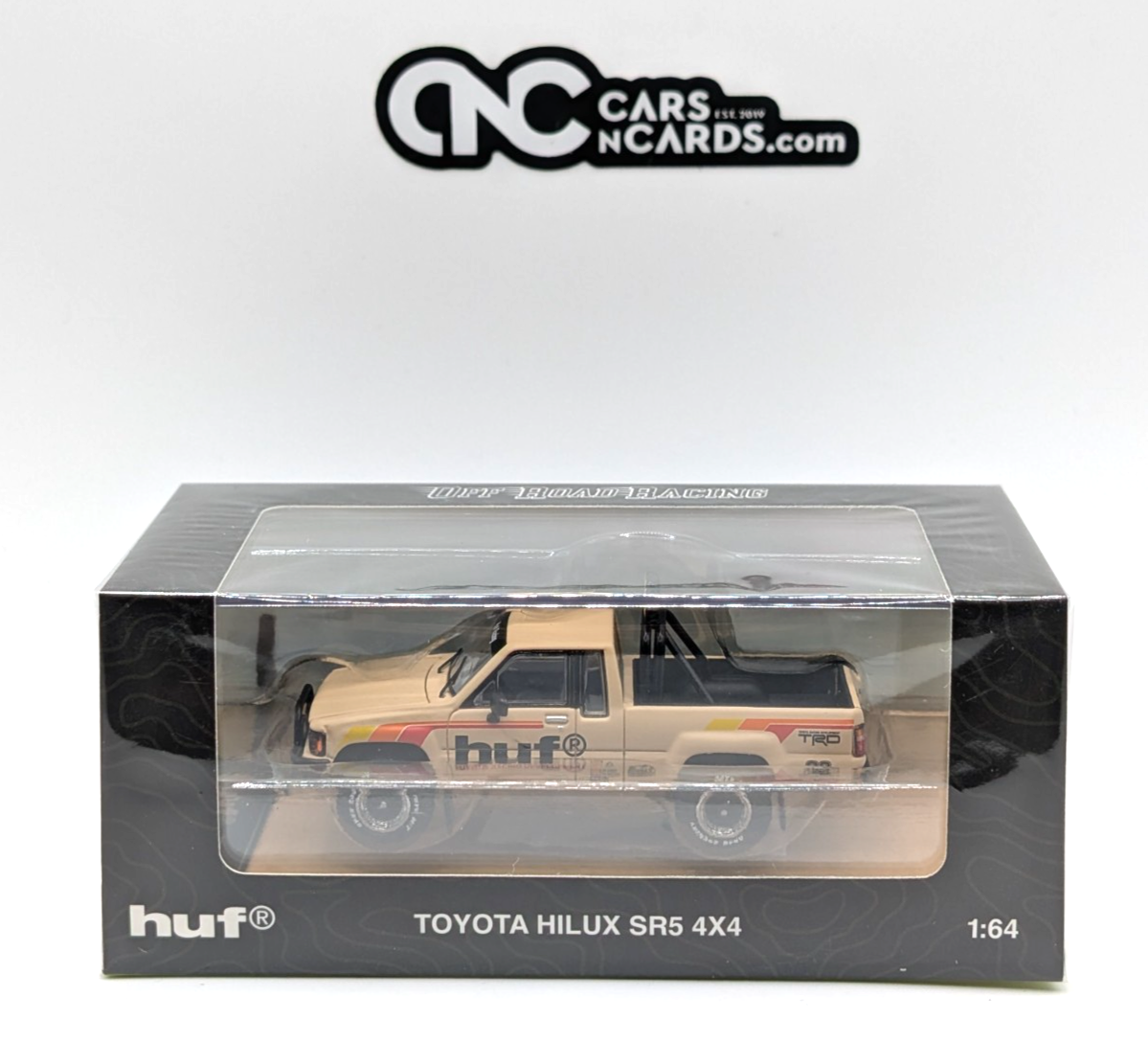 HUF x DiecastTalk 1/64 Toyota Hilux SR5 4x4 w/ Skateboard