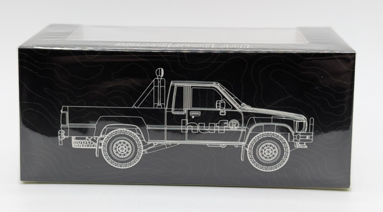 HUF x DiecastTalk 1/64 Toyota Hilux SR5 4x4 w/ Skateboard