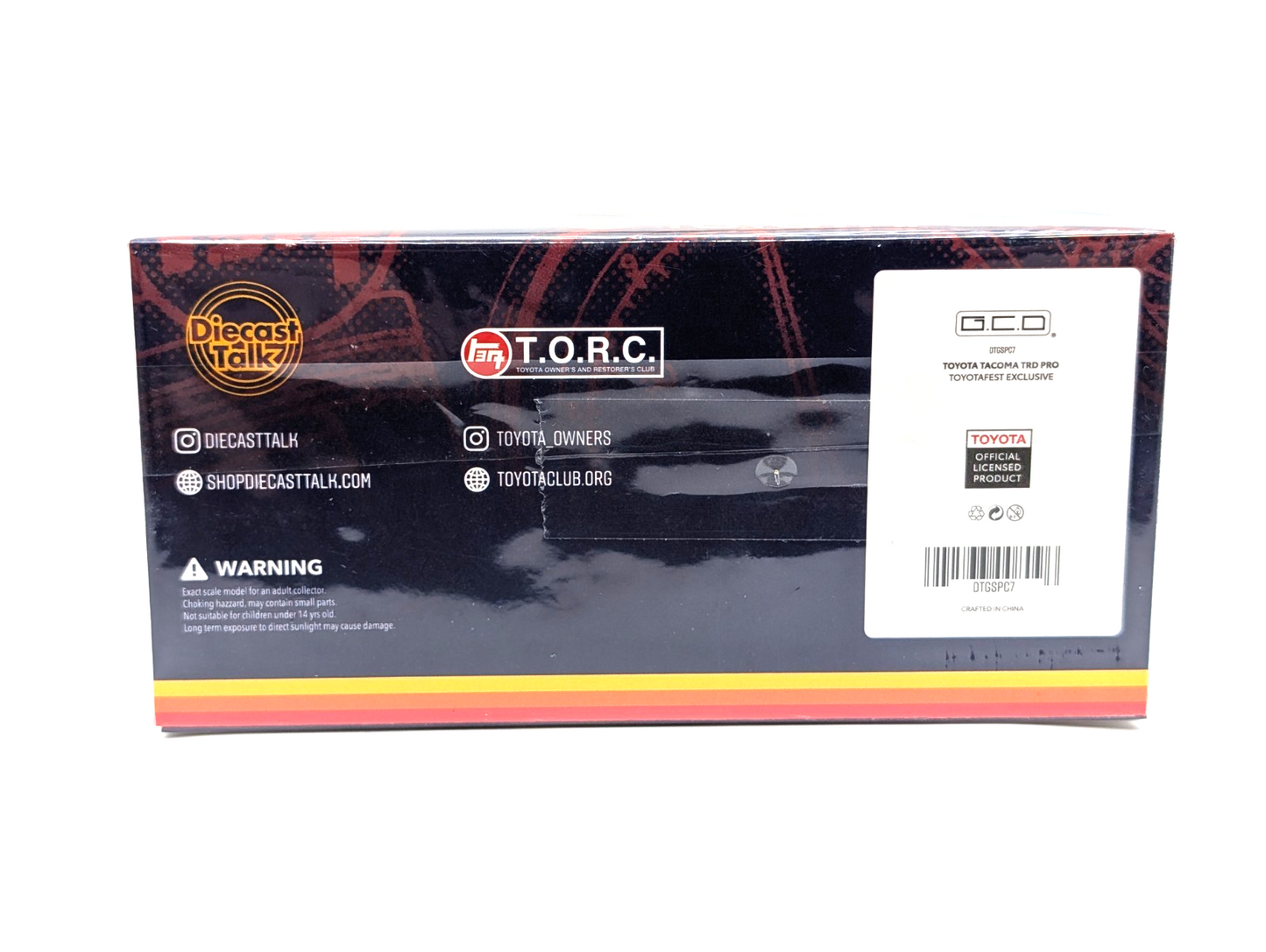 2025 GCD Toyotafest Event Exclusive Toyota Tacoma TRD Pro Limited Edition