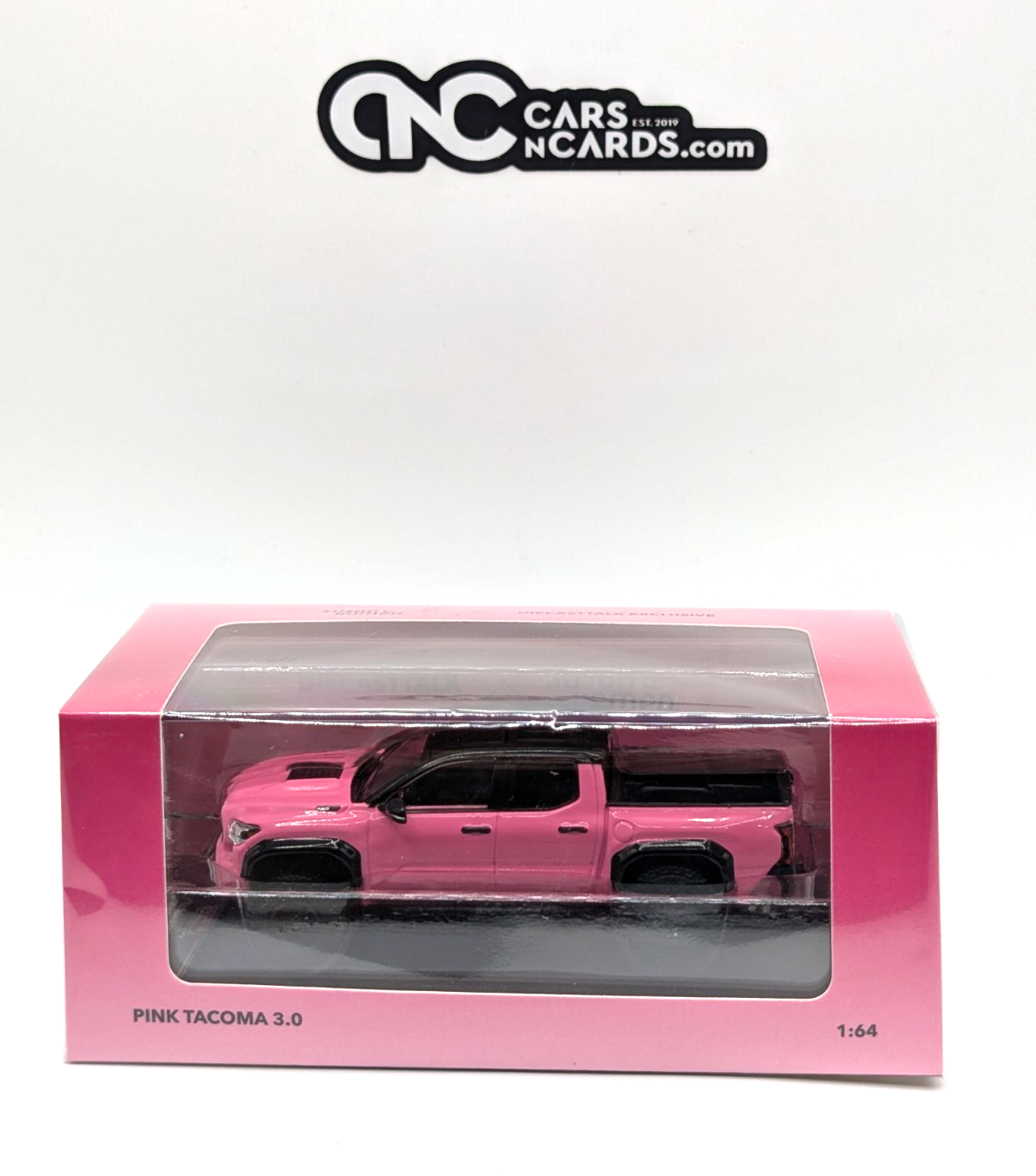 GCD x DiecastTalk Exclusive 1/64 Toyota Pink Tacoma 3.0