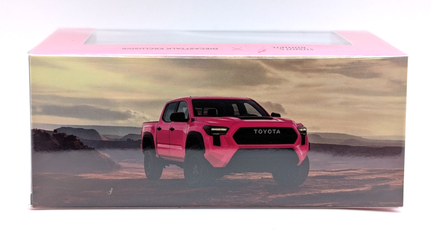 GCD x DiecastTalk Exclusive 1/64 Toyota Pink Tacoma 3.0