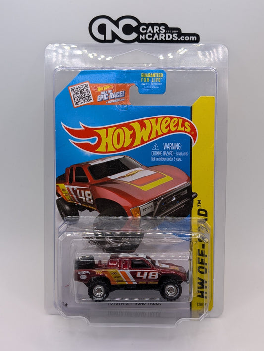 2015 Hot Wheels Toyota Off Road Truck Super Treasure Hunt STH (Card Damage)