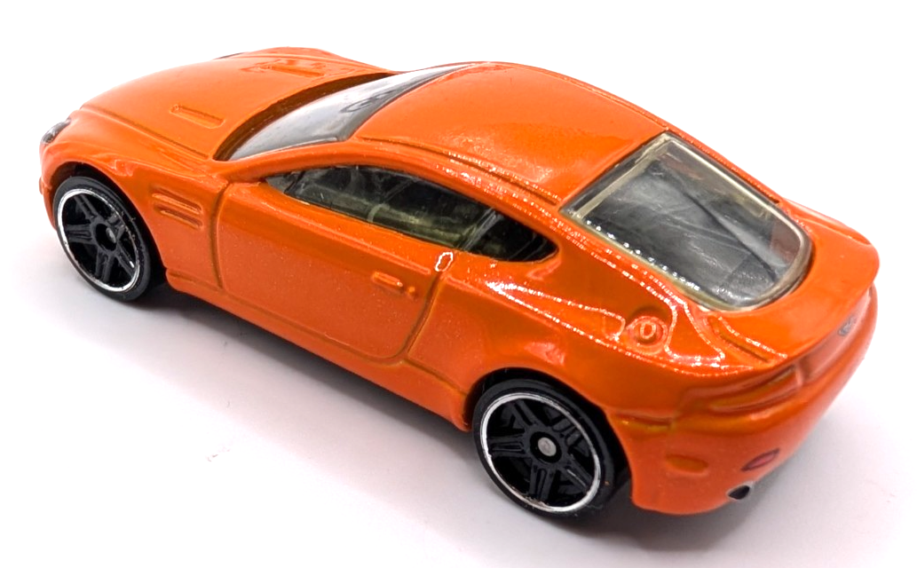 2010 Hot Wheels Mystery Cars Aston Martin V8 Vantage Orange LOOSE
