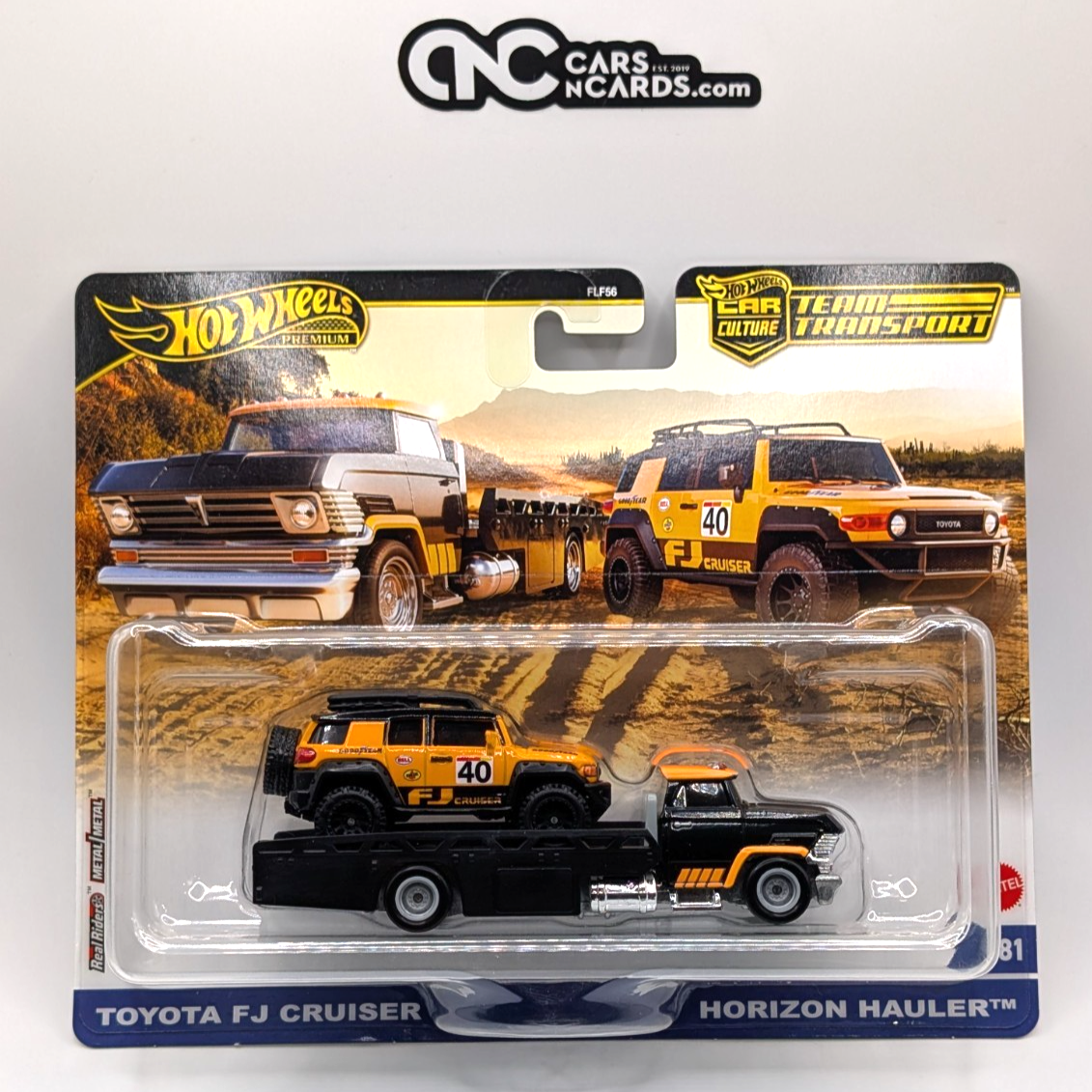 2025 Hot Wheels Premium Car Culture Team Transport #81 Toyota FJ Cruiser