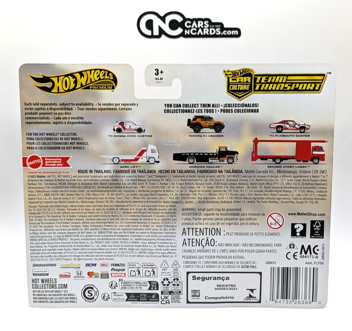 2025 Hot Wheels Premium Car Culture Team Transport #81 Toyota FJ Cruiser