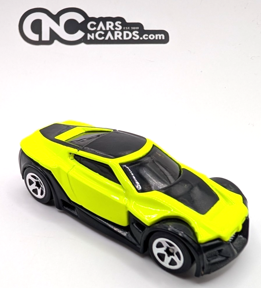 2007 Hot Wheels Mystery Cars Symbolic Yellow LOOSE