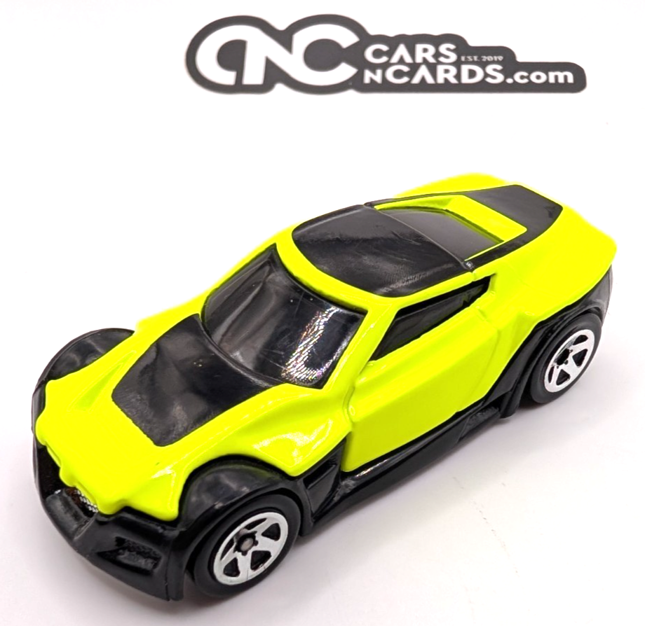 2007 Hot Wheels Mystery Cars Symbolic Yellow LOOSE