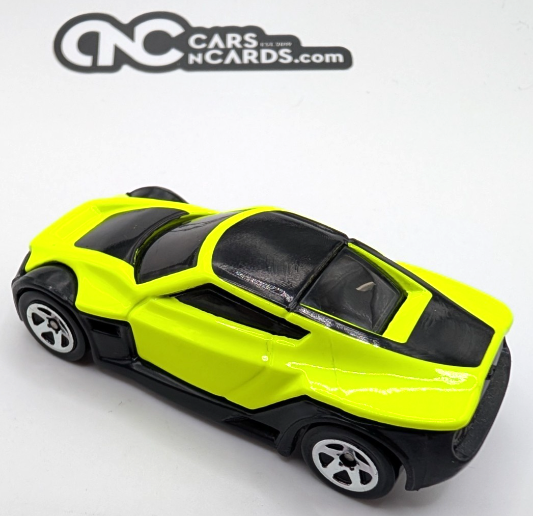 2007 Hot Wheels Mystery Cars Symbolic Yellow LOOSE
