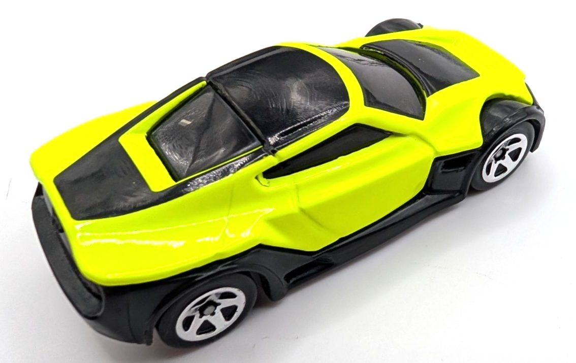 2007 Hot Wheels Mystery Cars Symbolic Yellow LOOSE
