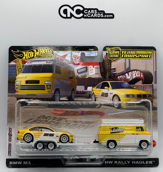 2025 Hot Wheels Premium Car Culture Legends Tour BMW M3 HW Rally Hauler