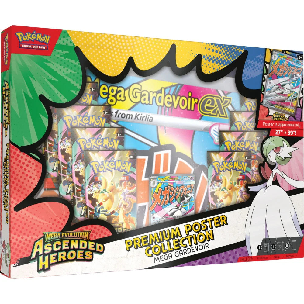 Pokemon Mega Evolution Ascended Heroes Poster Collection Mega Gardevoir