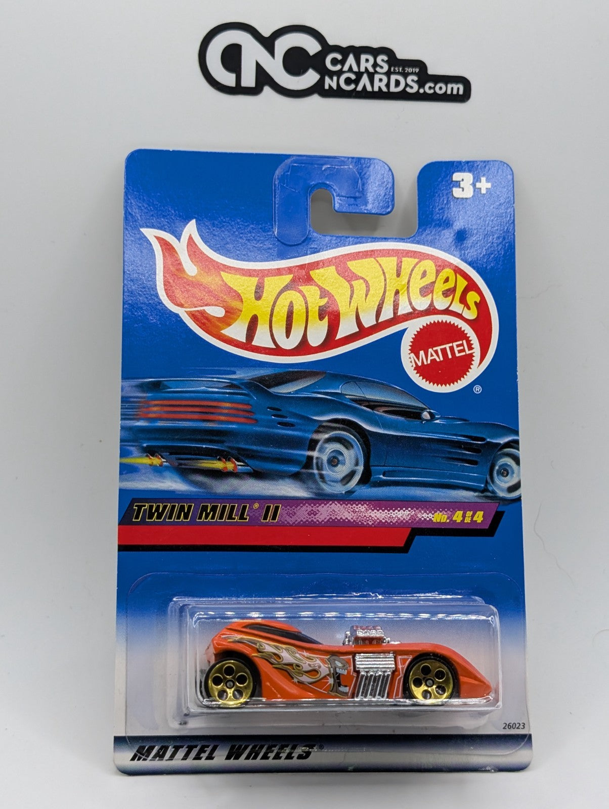 2000 Hot Wheels Mad Maniax 4/4 Twin Mill II Orange 26023 (Soft Corners)